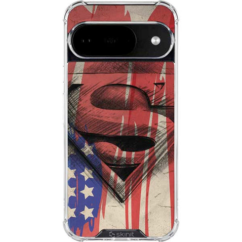 DC Comics Superman Crest Google Pixel 10 Clear Case